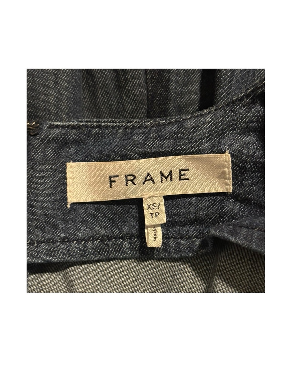 FRAME Nina Puff Sleeve Denim Minidress - Picture 4 of 4